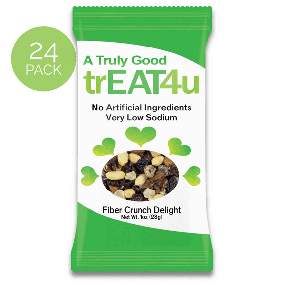 Fiber Crunch Delight trEAT4u, 1oz, 24-count