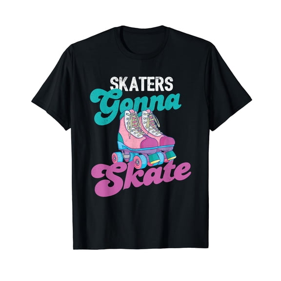 Skaters Gonna Skate - Vintage Roller Skating Skate Skater T-Shirt