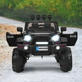 thumbnail image 4 of Topbuy Black 12 V Electric Truck Powered Ride-On with 2.4GHz Remote Control and Retractable Handle, 4 of 10