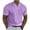 Purple, variant on Viikei 2025 Summer Mens Tops Short Sleeve Mens Tops Clearance under $5 Men Casual Solid with Pockets Sports Short-sleeved V-neck Fitness Training Clothes T-Shirt Top