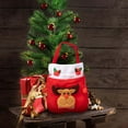 thumbnail image 1 of onlyliua para Interior/Exterior Bolsas Navideñas con Asas, Bolsas de Comestibles Reutilizables para Navidad, Bolsas de Regalo Grandes No Tejidas Multiusos, Bolsas de Compras para Fiestas Navideñas, 1 of 6