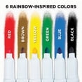 thumbnail image 2 of Tulip Graffiti Fabric Markers Bullet Tip 6 Pack Rainbow, 2 of 7