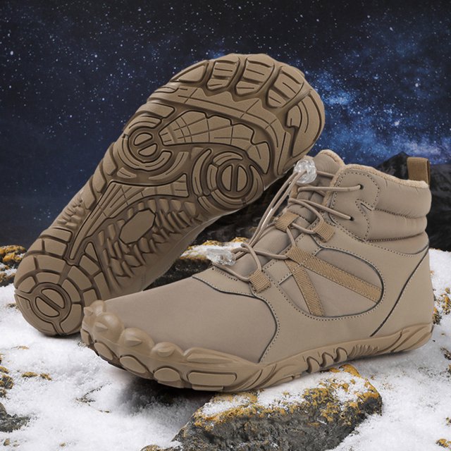 Botas de nieve de invierno, zapatos de senderismo, botines gruesos de caña alta para viajes al aire libre