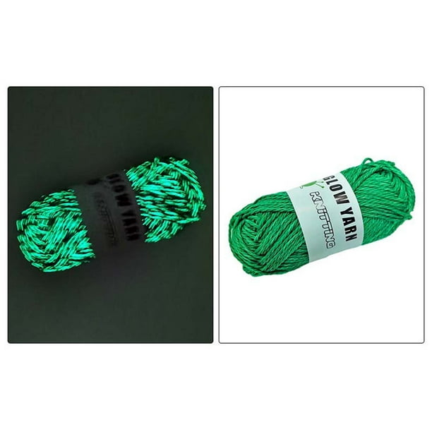 Hilos Luminosos In The Dark Yarns, Tejidos a Mano, Hilo Tejido En La Oscuridad