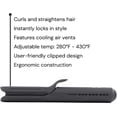 thumbnail image 4 of L'ange Hair Plancha de Pelo de Titanio Le Duo 360 Airflow Styler (Negra), 4 of 7
