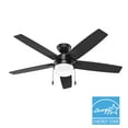 thumbnail image 2 of Hunter - Anisten Indoor Ceiling Fan With Light, 52-inch, Matte Black, Modern-style, 4-speed, Energy Star, 52776, for Living Rooms, Bedrooms, 2 of 16