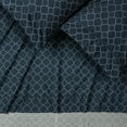 thumbnail image 2 of Chanasya Quatrefoil Geometric Pattern Sheet Set - Blue, 2 of 3