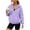 *Purple, variant on VBVC Women's Full Zip Up Hooded Sweatshirt , Casual Long Sleeve Coat For Women , Ladies' Loose Fit Athletic Hoodie with Pockets,Army Green,S-2XL