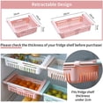 thumbnail image 4 of Caja de almacenamiento plegable para refrigerador con cajón organizador, caja de almacenamiento para refrigerador (juego de 4) JM, 4 of 5