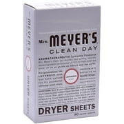 Meyers Clean Day Dryer Sheets, Lavender 80 ea (Pack of 2)