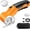 Yellow, variant on 4V Cordless Electric Scissors, Rechargeable Fabric Cutter With LED Light USB Charging Safety Lock For Cloth Cardboard Cutting, Workshop Cutting Scissors(Pink)