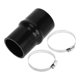 thumbnail image 1 of Ofertas Únicas 1 Juego de Acoplador de Manguera de Silicona de 127mm/5" de Longitud con Abrazaderas Manguera de Silicona Manguera de Refrigerante Universal Negra 63mm/2.48"-70mm/2.76" ID, 1 of 7