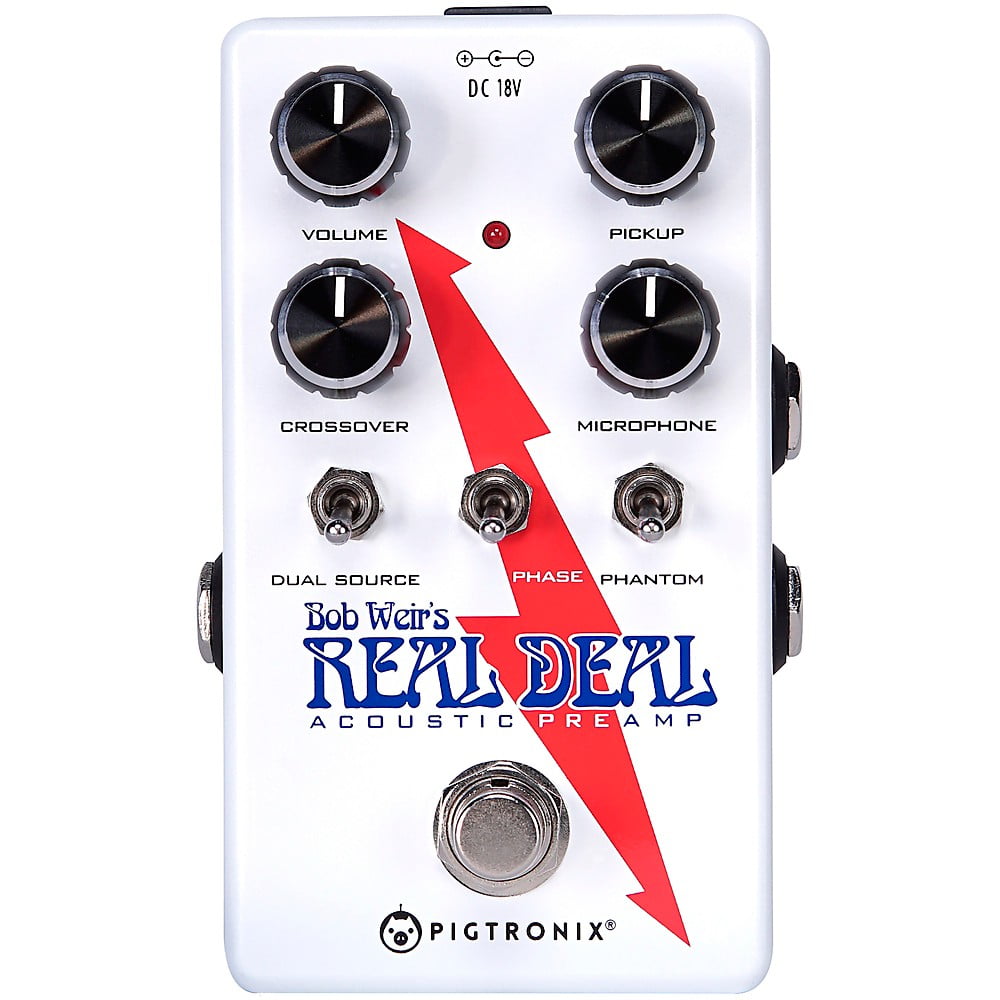 pit pastel deelnemen Used Pigtronix Bob Weir's Real Deal Acoustic Guitar Preamp Pedal Level 1 -  Used, Like New - Walmart.com