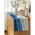 thumbnail image 5 of Table Runner 72 Inches Long for Kitchen Dining, Navy Blue Ombre Beach Dresser Scarf Farmhouse, Dining Table Decorations for Wedding/Parties, Summer Ocean Coastal Gradient Waves 13 x 72 In, 5 of 8