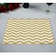thumbnail image 2 of ABPHQTO Mantel individual de mesa con rayas texturizadas con purpurina en zigzag dorado, 30x45 cm, paquete de 2., 2 of 2