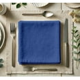 thumbnail image 2 of Vargottam Designer Cotton Twill Napkins - Set of 12, 20-Inch, Blue Solid Color, Durable & Absorbent Cloth Napkins for Dining, Parties, and Home Decor - Machine Washable, 2 of 7