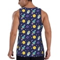 thumbnail image 3 of Fotbe Astronaut Corgi Pattern Men's Quick Dry Workout Tank Top Gym Muscle Tee Fitness Bodybuilding Sleeveless T Shirt Breathable Workout Shirt-XX-Large, 3 of 9