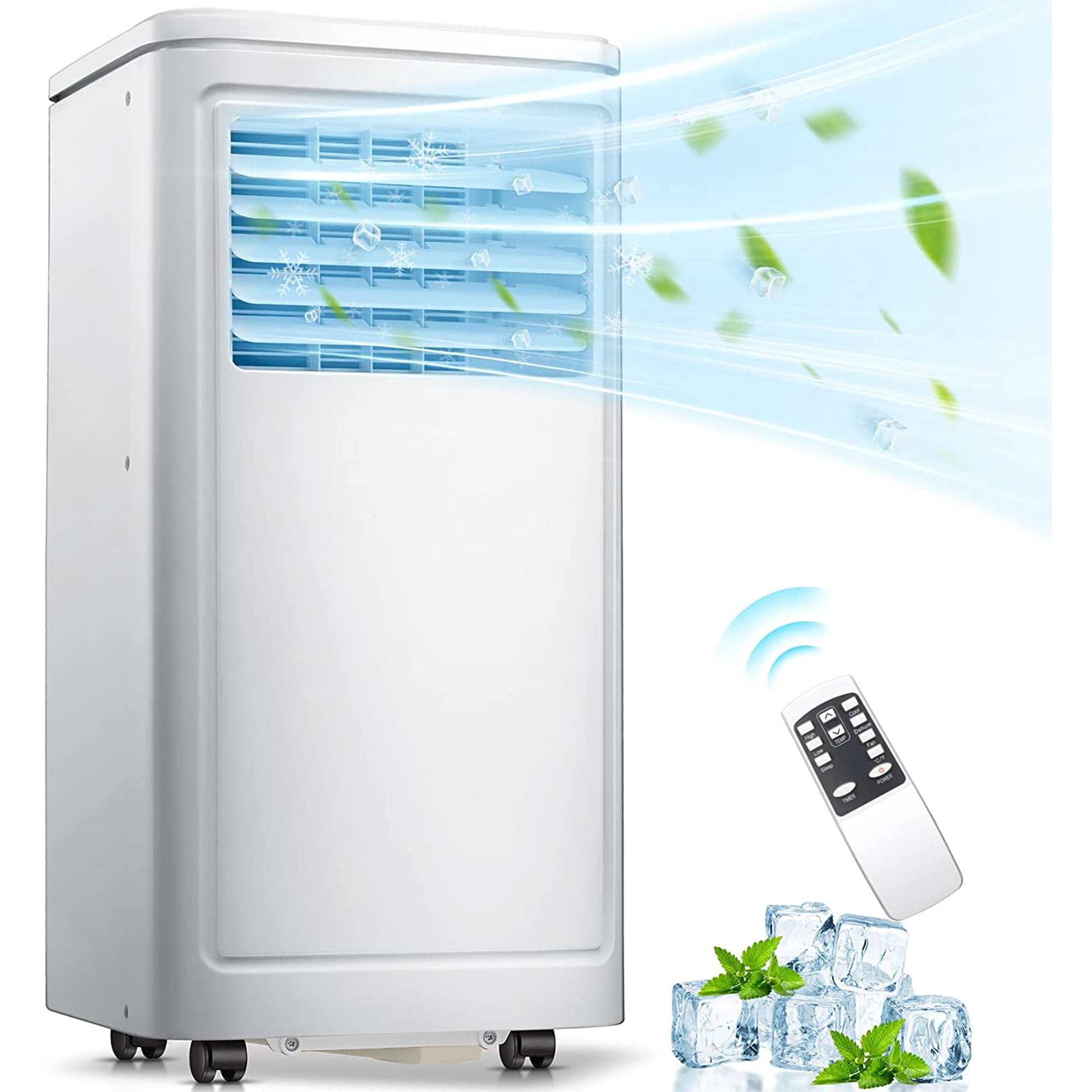 AGLUCKY 5000BTU (8000 BTU ASHARE) Portable Air Conditioner for Room up