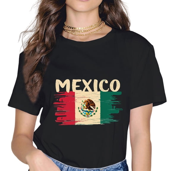 Mexico Mexican Flag Pride Eagle Red Green And White T-Shirt