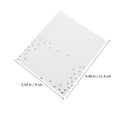 thumbnail image 2 of FONWILYO 100 Pcs Cartes de Table de Mariage Blanches avec Finition Soignée pour Décoration de Table et Assise d'Invité, 2 of 8
