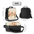 thumbnail image 2 of Pofeuu Sleeping Cat In Blanket Print Lunch Bag Women Insulated Lunch Box Reusable Leakproof Large Spacious Cooler Tote for Women Men, 2 of 7