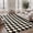 Black, variant on Pentantan 5ft x 8ft Shag Area Rug, Soft Fluffy Rugs for Living Room Bedroom, Modern Tie-dye Home Carpet, Dark Gray