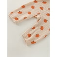 thumbnail image 5 of Newborn Baby Boy Girl Halloween Outfit Infant Pumpkin Ghost Romper Cotton Linen Long Sleeve Jumpsuit Cute Fall Clothes, 5 of 7