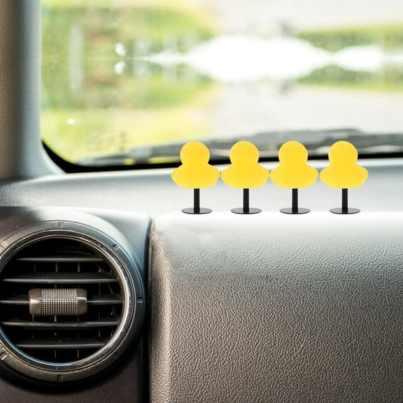 PTOOTP 10pcs Duck Display Holder Black Plastic Storage For Car Dashboard Accessories