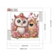 thumbnail image 2 of Pintura de diamante 5D DIY Kit de taladro parcial con forma especial Casa de búho rosa 30x30cm, 2 of 9