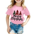 thumbnail image 6 of Christmas Shirts for Girls Toddler Boys Merry Christmas Shirts Merry Xmas Tree Short Sleeve Shirt Tops Kids Holiday Outfits, 6 of 6