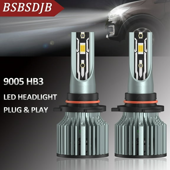 For Hyundai Accent 2014-2022 Pair 9005 LED Headlight High&Low Beam Bulbs White