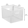 thumbnail image 2 of mDesign Steel Organizer Matte White (25998), 2 of 7
