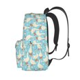 thumbnail image 3 of Disketp White Geese and Flower Mochila Escolar de Gran Capacidad y Peso Ligero, Mochila de Viaje Ideal para Escuela, Trabajo y Uso Diario, Cómoda y con Estilo, 3 of 8