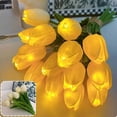 thumbnail image 1 of Faux Flowers With Lights Tulips LED Glowing Ambient Night Lights Bedroom Decoration, 1 of 9