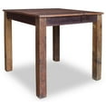thumbnail image 3 of vidaXL Dining Table Solid Reclaimed Wood 82x80x76 cm, 3 of 5