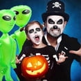 thumbnail image 4 of 4-Piece Large Inflatable Martian Alien Toys 35 Inches Decorative Props for Halloween or Birthday Party Themes, 4 of 5