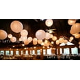 thumbnail image 5 of ZYLER- 6 Silver 12" Paper Chinese Lantern Lamp Shade Wedding Party Decoration Supplies, 5 of 6