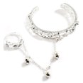 thumbnail image 1 of Pulsera de anillo de mujer Moda: Brazalete simple Pulsera de mano Joyería Pulsera de dedo, 1 of 3