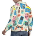 thumbnail image 6 of Salouo Playing Video Games Pattern Men's Fall Hoodie Sweatshirt,Sport Hoodie with Pockets for Men Pullover Casual Hooded Sweatshirt-4X-Large, 6 of 7