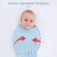 thumbnail image 4 of Saco de dormir para bebé con gorro Pañuelos para eructar para bebé recién nacido hechos de cómodo algodón orgánico, saco de dormir para bebé niña niño 0-3 meses, 4 of 8