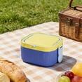 thumbnail image 4 of Plastic Lunch Box Suitable For Microwave Oven Food Grade Square Fresh Keeping Box With Lid For Meal Prep, 4 of 6