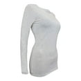 thumbnail image 2 of ACTIVE UNIFORMS Women's Under Scrub Tee Crew Neck Long Sleeve T-Shirt (Heather Grey, Large), 2 of 6