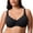 Black, variant on Women's Inbarely Plus Full Coverage Bra Plus Size Underwire Unlined Seamless Bras