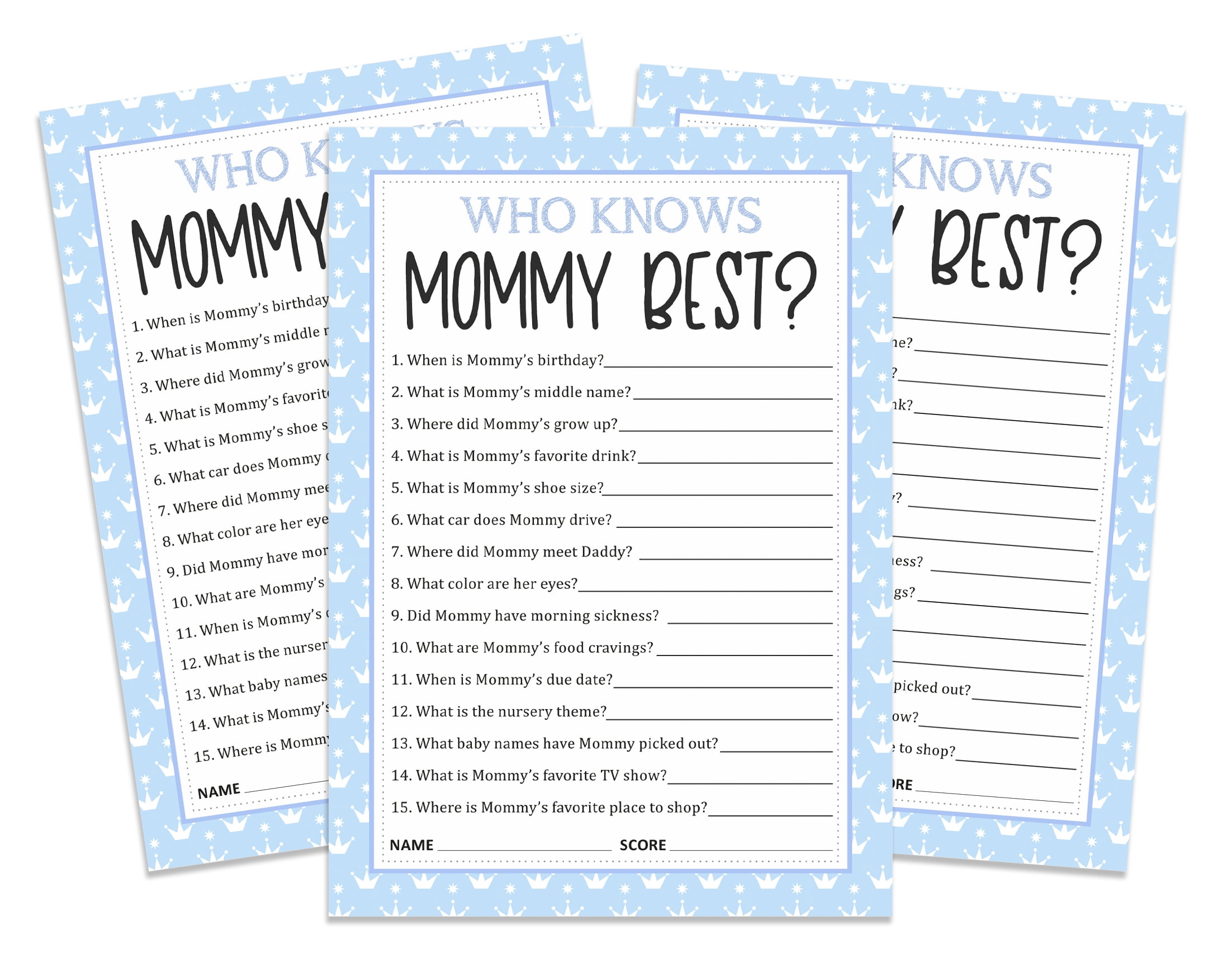 Best Baby Shower Party Game - Rebus Puzzle Game For 6-50 Players, Fun Group Activity With 20 Colorful Puzzles - View #6