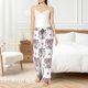 thumbnail image 4 of Fotbe Cartoon Poodle Dog Pantalones de Pijama para Mujer, Pantalones de Dormir, Pantalones Pj con Cordón y Bolsillos-3X-Large, 4 of 6