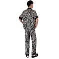 thumbnail image 5 of Traje de pijama de seda de hielo para pareja, pantalones cortos de seda de verano de manga corta, traje de tres piezas, ropa exterior con estampado de caballos de alta calidad, ropa para el, 5 of 5