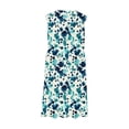 thumbnail image 4 of Pisexur Robe Décontractée pour Femmes Mode Florale Débardeur Sans Manches Robes d'Été pour Femmes Tendance Col en V Boutonnée Robe Évasée avec Poches Douce Extensible Robes d'Été pour Femmes Couvre-Maillot de Plage P-2TG Multicolore, 4 of 8