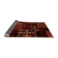 thumbnail image 2 of Ahgly Company Indoor Round Patchwork Orange Transitional Area Rugs, 8' Round, 2 of 4