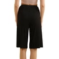 thumbnail image 3 of 2 Pcs Women Culotte Half Slips Seamless Bloomer Pettipants Wide Leg Pants Liner Slip Shorts, 3 of 6
