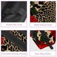 thumbnail image 2 of MUOOUM Pencil Case, Red Roses Leopard Print Large Capacity Pencil Pouch Stationery Pen Bag, 2 of 7